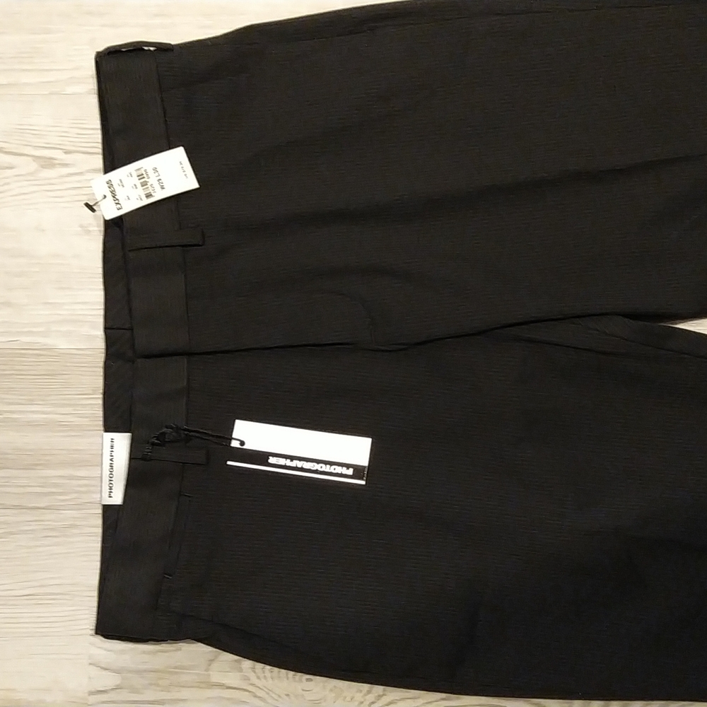 Express 'Photographer' Men's Black Dress Pant